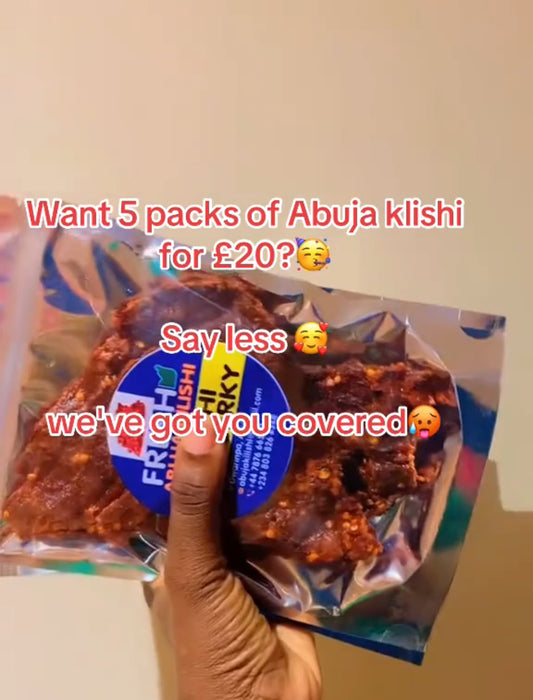Kilishi (Beef Jerky) 5 Packs Sale