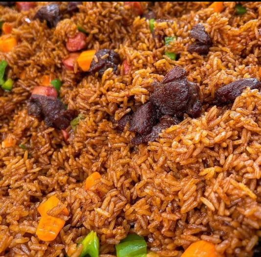 Naija Jollof Rice – Smoky and Satisfying